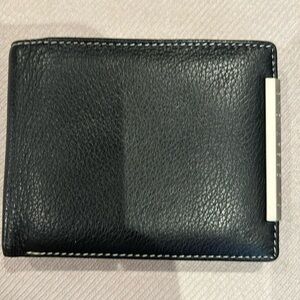 Fx Creations genuine leather black wallet NWOT